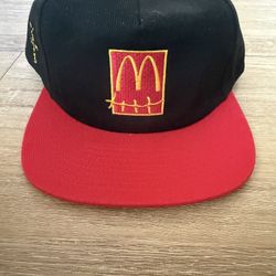 Brand New Travis Scott x McDonald’s Smile Hat 100% Authentic