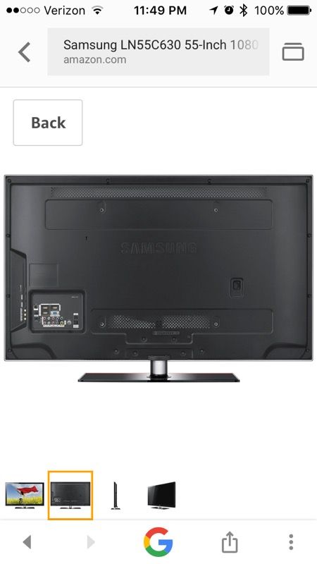 Samsung LN55C630 55-Inch 1080p 120 Hz LCD HDTV (Black)