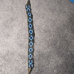 Flowered Beaded Bracelet 