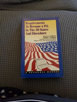 Book- Requirements To Become A P.i. 50 States