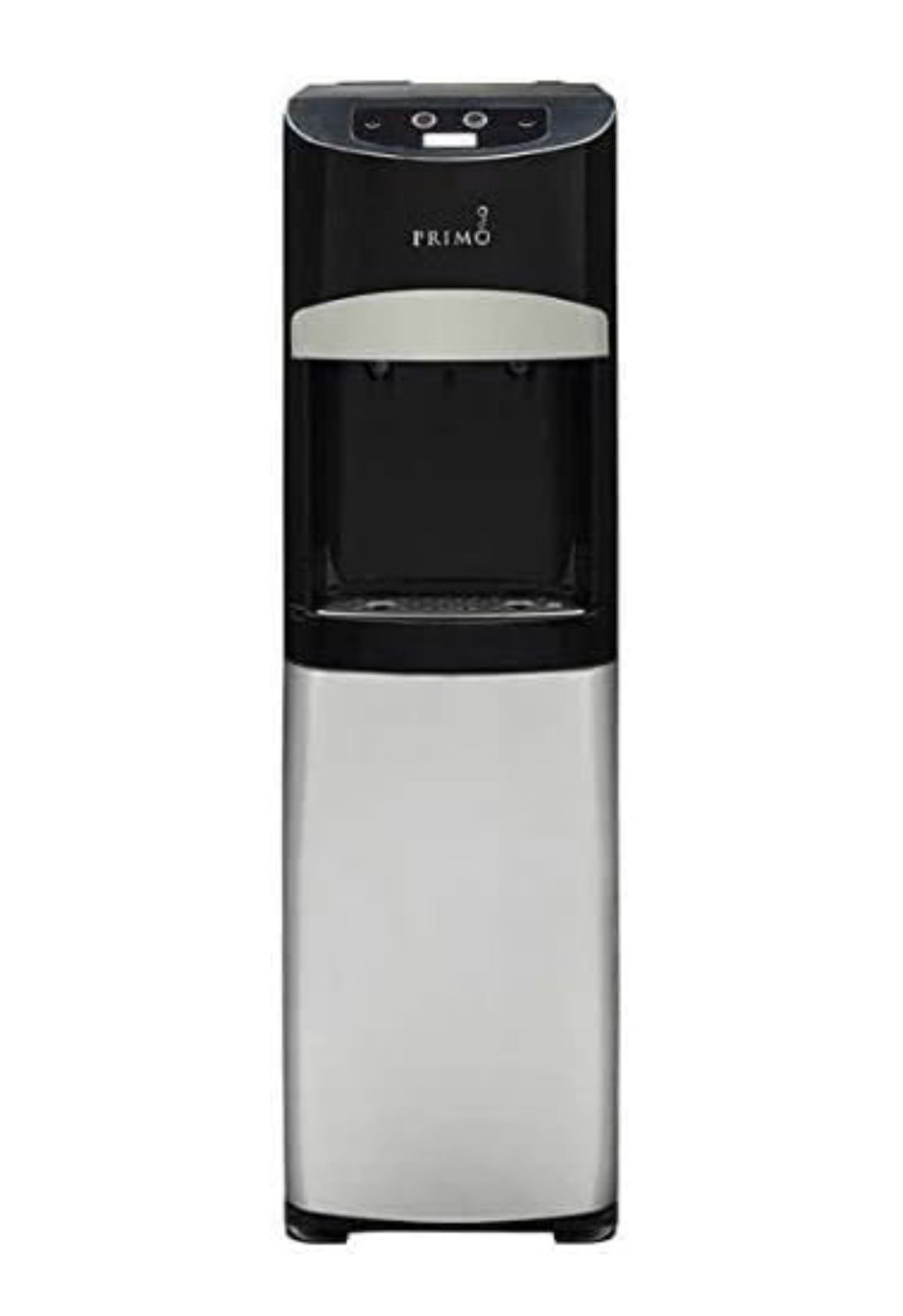 Primo Electronic Control Black & Stainless Steel Bottom Water Dispenser #4010