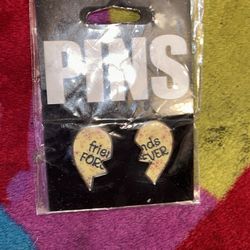 “Friends Forever” BFF Pins