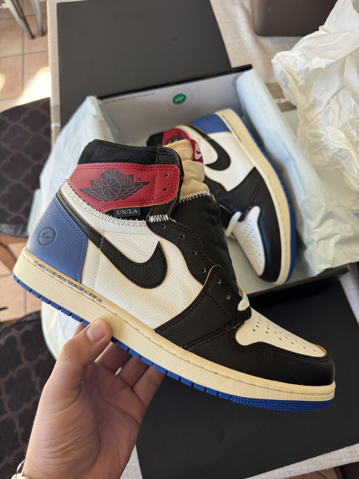 Fragment Union Jordan 1 Retro High OG Size 11.5