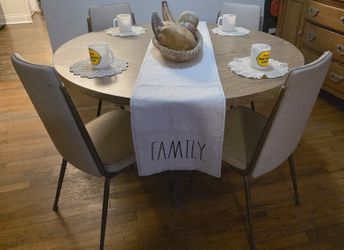 1960s Vintage Mid-Century Chromecraft Round Dinette Set