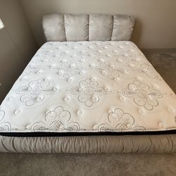 King size mattress & Bed frame 
