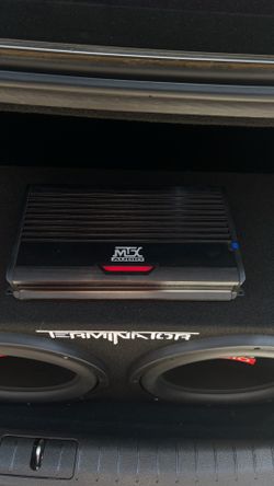 Dual 10 in MTX Subs and 1000 MTX Amp