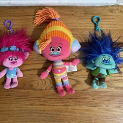 Trolls Toys: Poppy, Branch, and DJ Suki