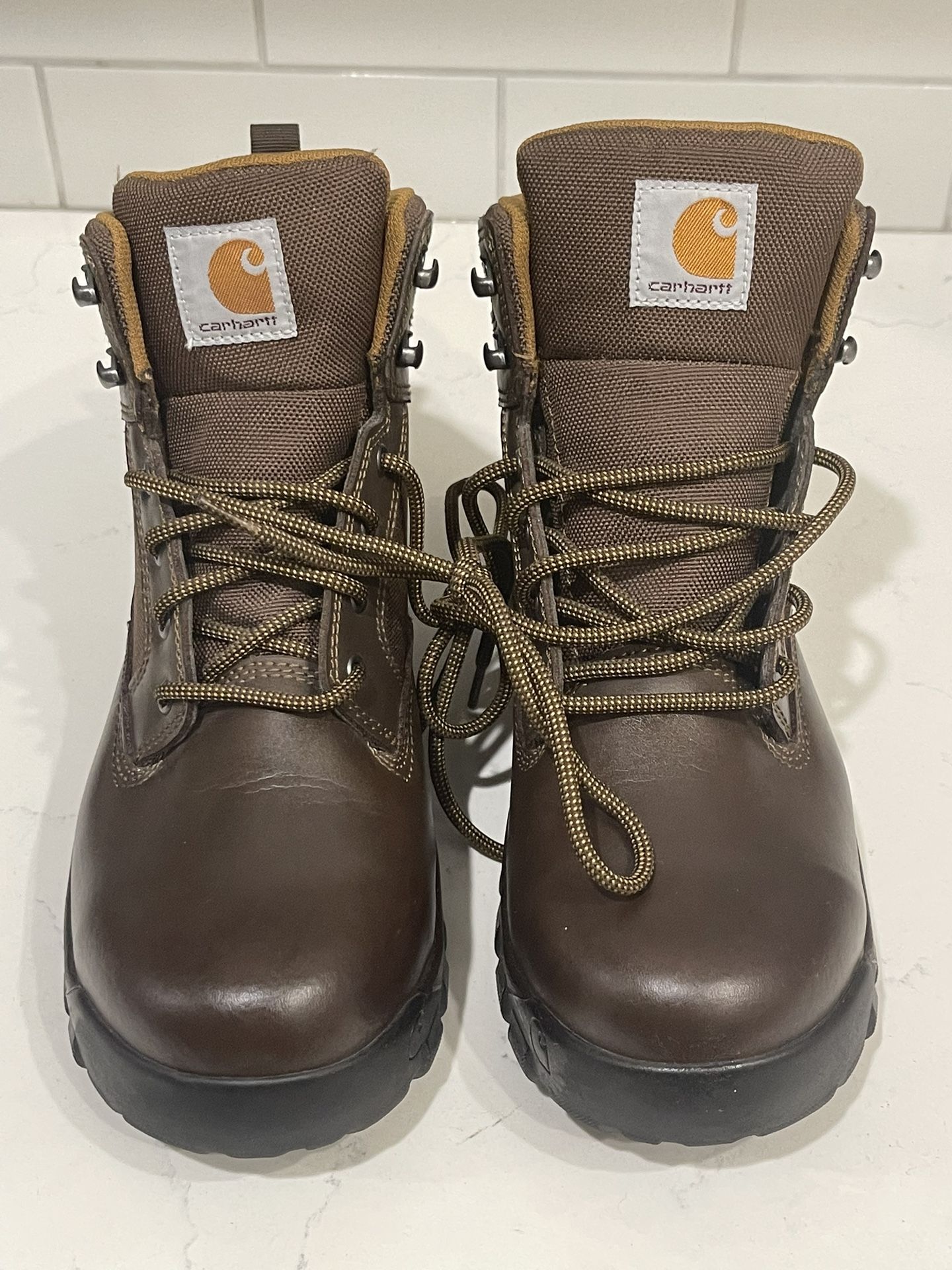 CARHARTT RUGGED FLEX STEEL TOE WORK BOOT - SIZE 9
