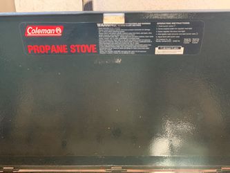  Coleman Gas Camping Stove  Classic Propane Stove, 2 Burner,  4.1 x 21.9 x 13.7 Inches : Sports & Outdoors
