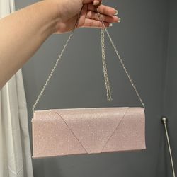 Sparkly Blush Clutch