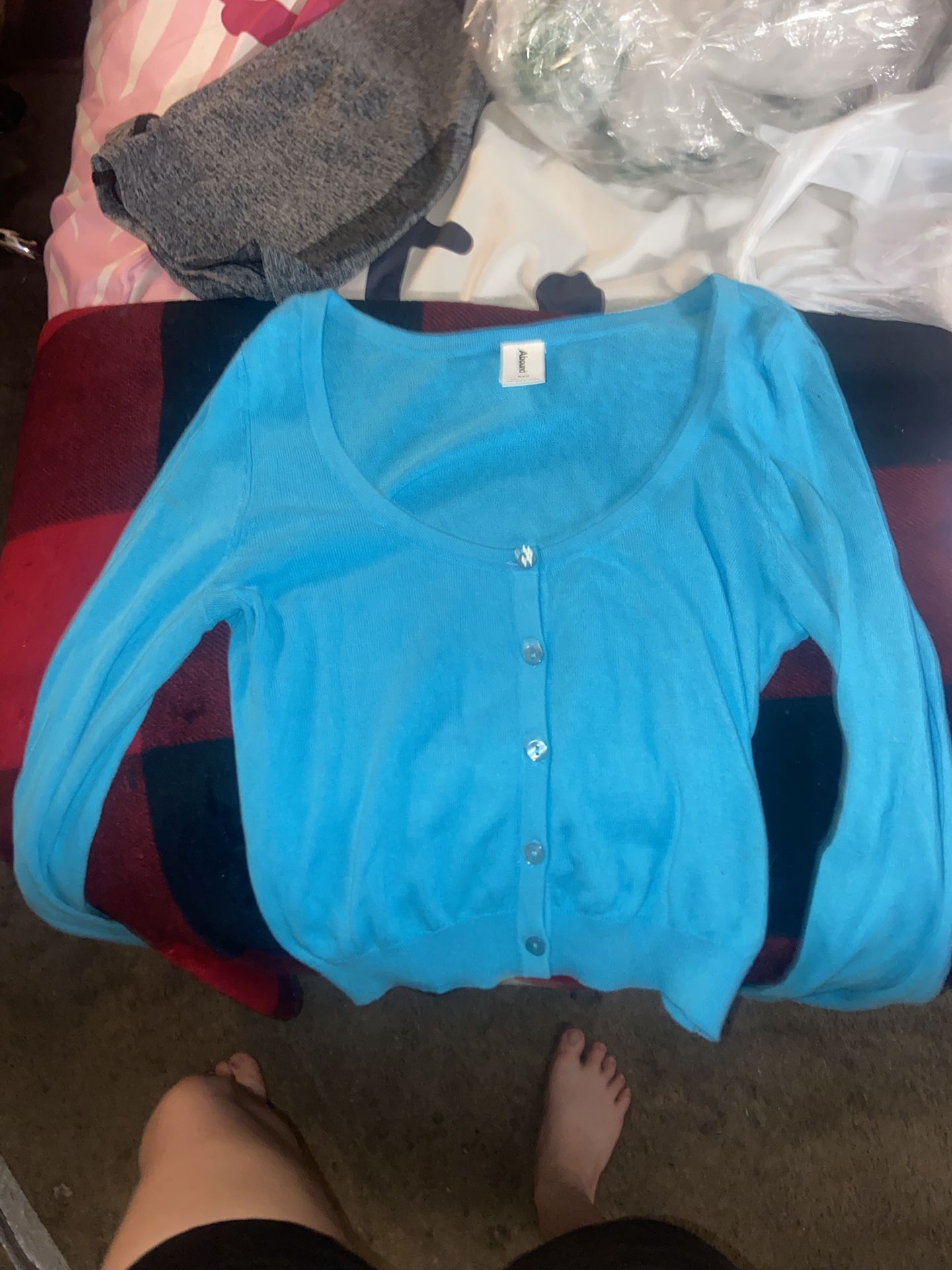 Xxs Blue Cardigan