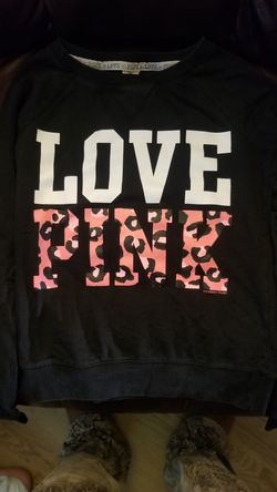 Love pink sweatshirt, size xs