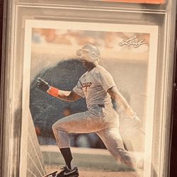 Mint Condition FRANK THOMAS baseball Card That Has Been Graded An Is. 9/10