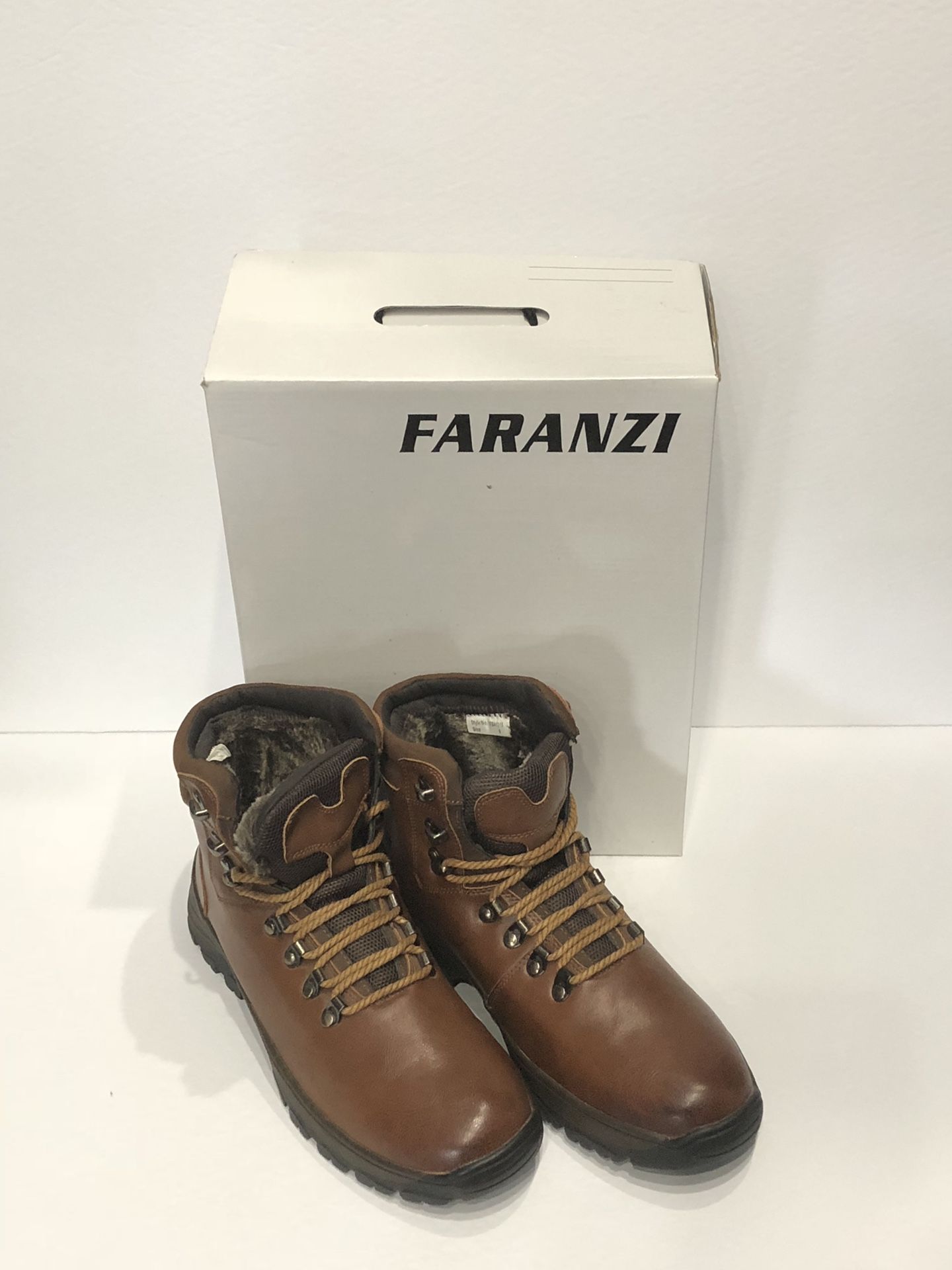Faranzi casual boot with faux fur cognac