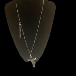 Cross With Praying Hands Necklace 