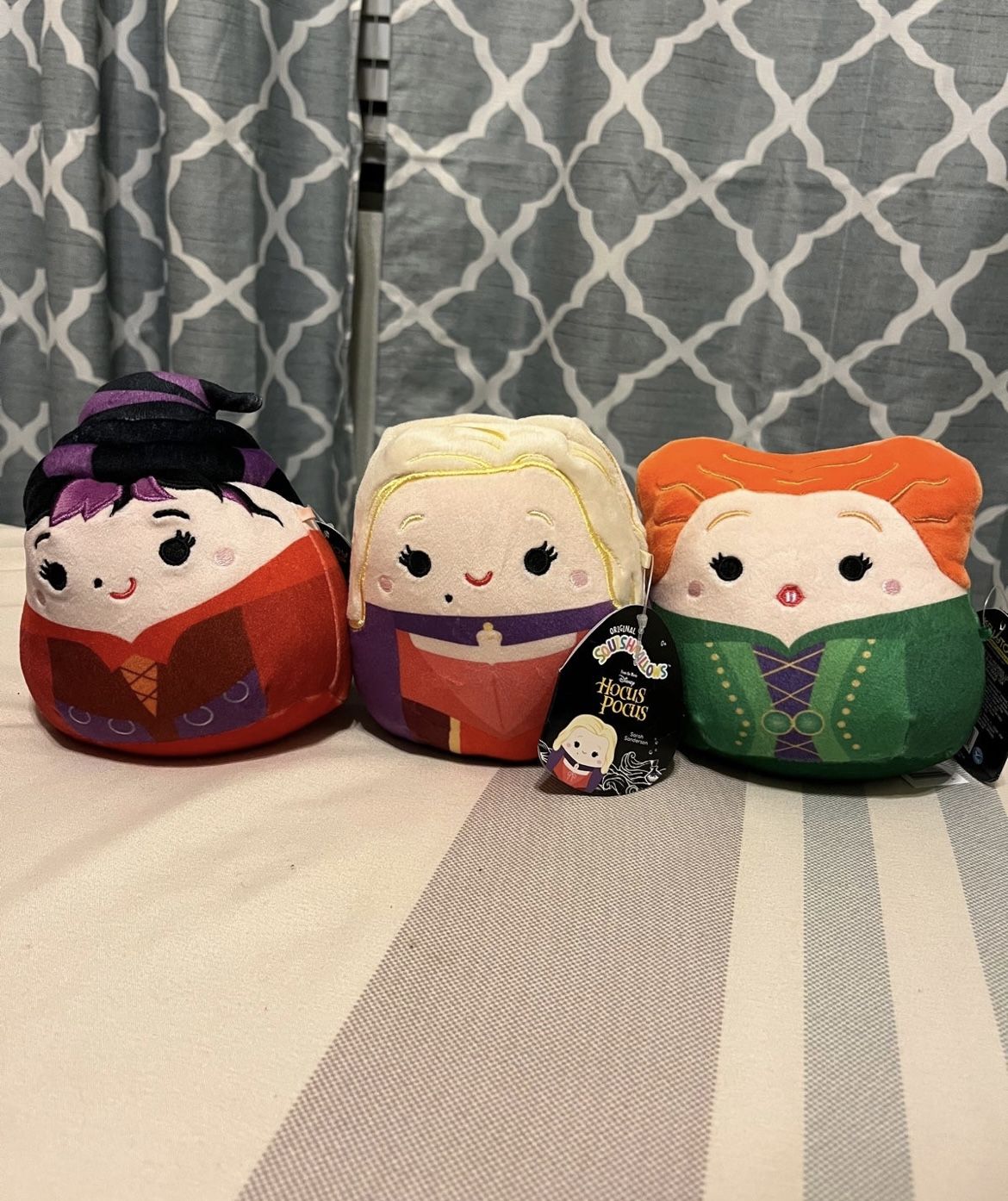 Hocus Pocus Squishmallows 5" Mary, Sarah, and Winifred Complecte Collection NWT
