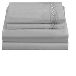 New-Bed Sheet Set, Brushed Microfiber Queen (gray)