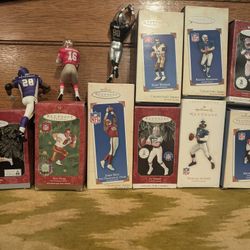 12 NFL HALLMARK Ordiments 