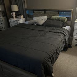 Cali King Size Bed Frame 