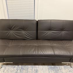 Modular Faux Leather Sofa