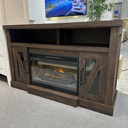 Tv stand with fireplace (FREE 24H DELIVERY)