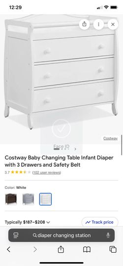 Baby changing station