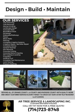 Turf! Trees! Concrete! Pavers!