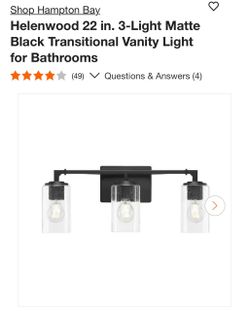 Home Decorators Collection Helenwood Vanity Light
