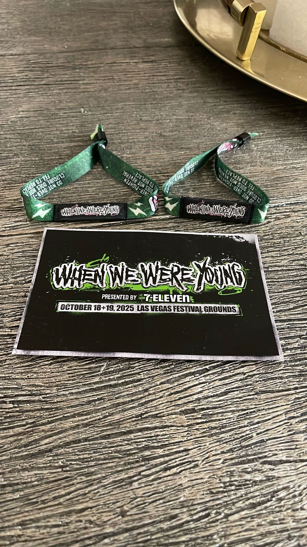 When We Were Young 2 General Admission Saturday October 18