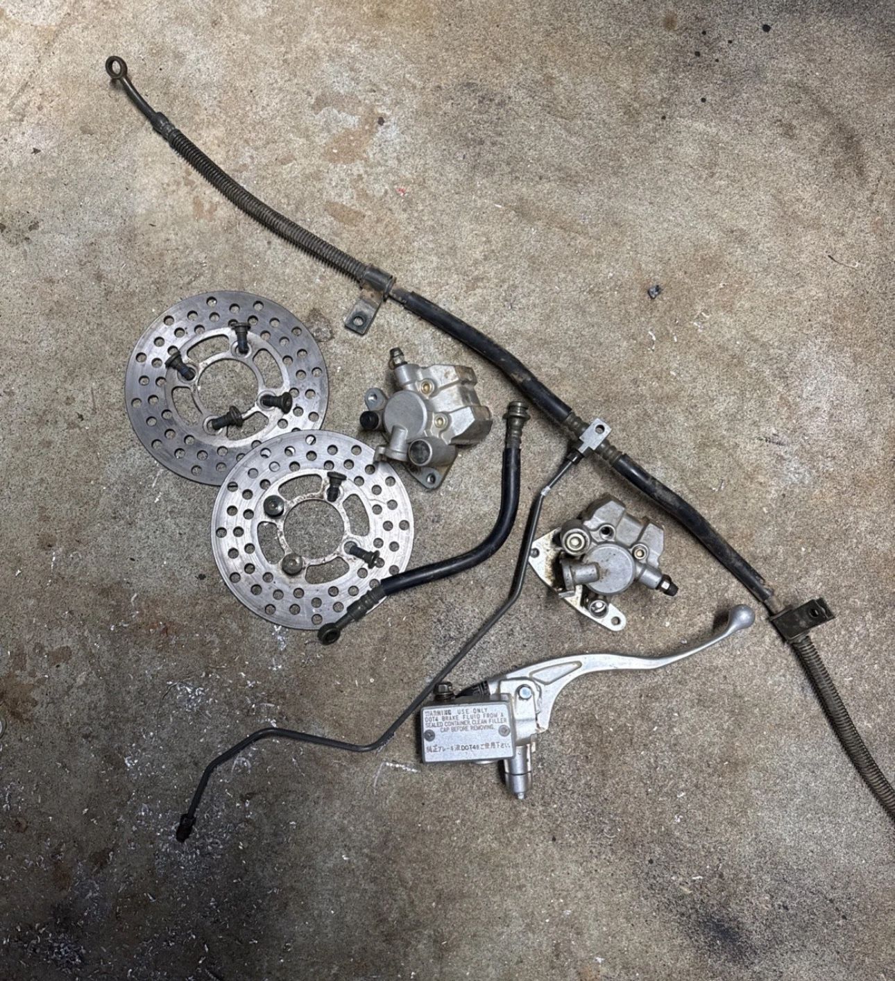 2003-2006 Yahama Blaster Front Brake Assembly