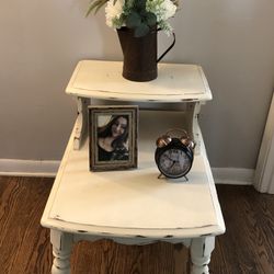 Vintage Two Tier End Table