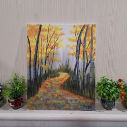 Painting "Golden Path"