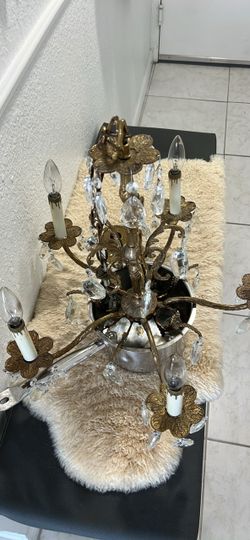Vintage Brass Chandelier