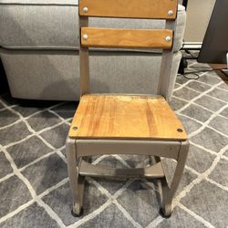 Antique Kinder School House Chair 