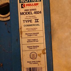 Keller 24' Extension Ladder 