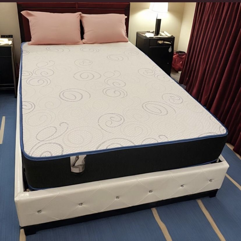 Queen Size Mattress 10 Inches Thick New From Factory Quality & Comfort Also Available Twin Full King Delivery 🚚 Available