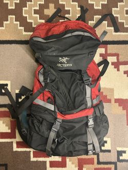 Arcteryx Bora 65 Liter Hiking Climbing Backpack Canada Red L Large