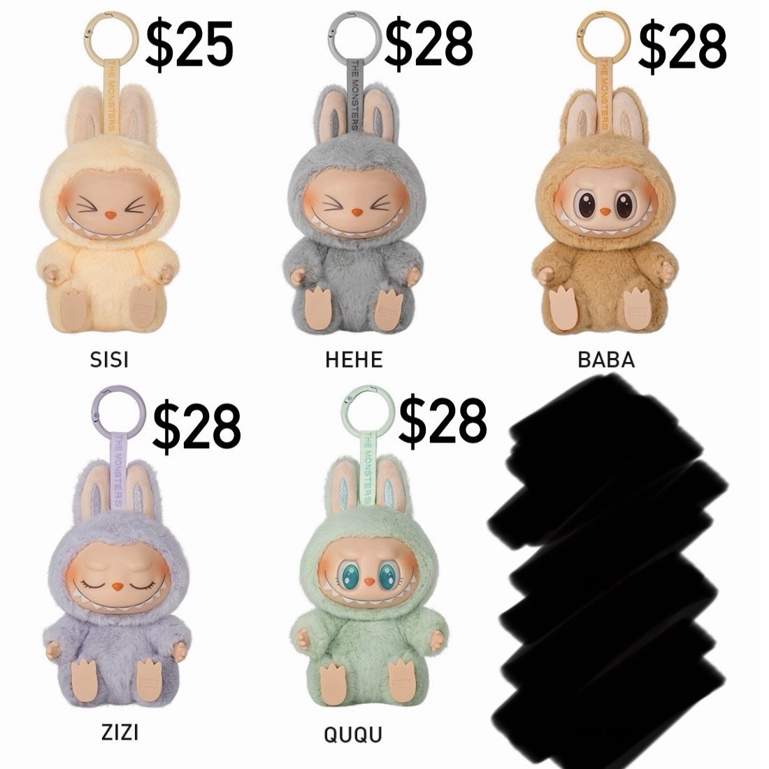 NEW authentic Have A Seat Labubu Pop Mart Plush Pendant Doll HAS popmart plush toy exciting macaron