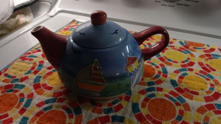 New small blue pot 3"