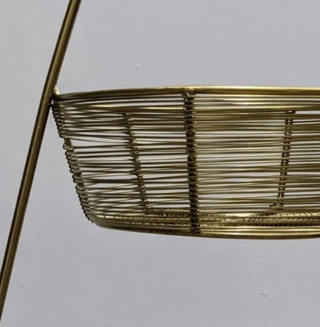 Large Metal Wire Basket Gold - Threshold™ : Target