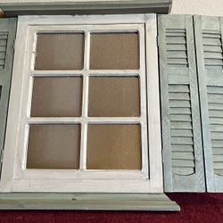 Home Interior Shutter Mirror