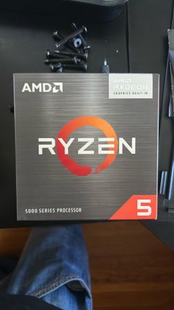 cpu ryzen 5 5600G with heat sink fan