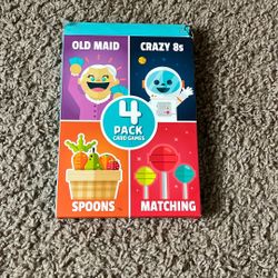 Four Pack Card Games For Family Fun