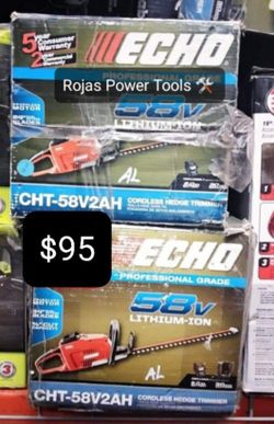 ECHO PROFESSIONAL GRADE 58V LITHIUM-ION CHT 58V 2AH CORDLESS HEDGE TRIMMER TOOL-ONLY
