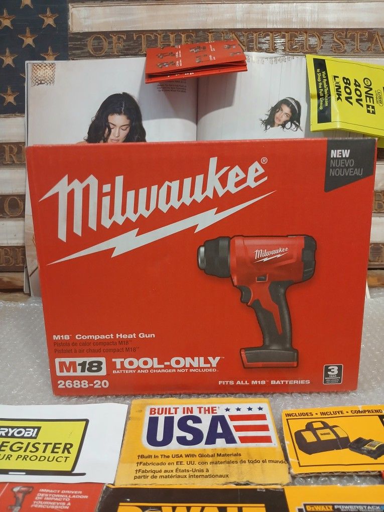 NEW MILWAUKEE M18 COMPACT HEAT GUN