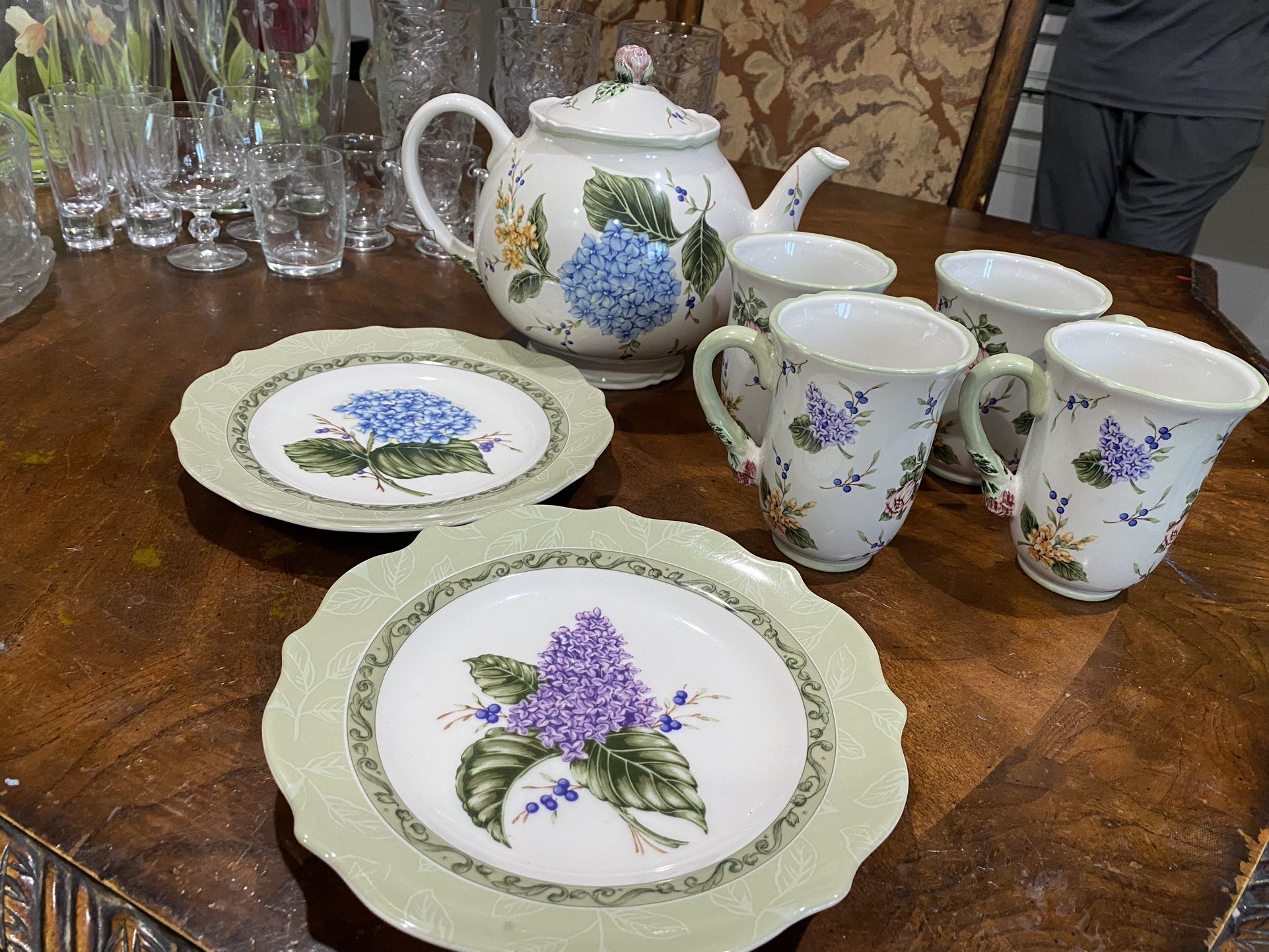 Vintage Garden Princess House Tea Set