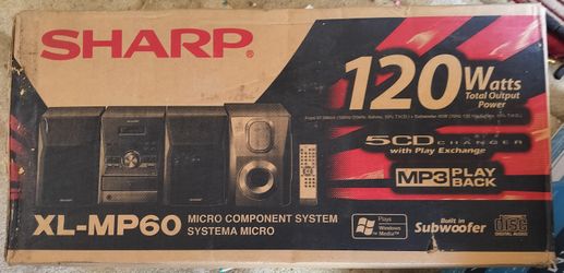 Sharp Stereo & 5 CD