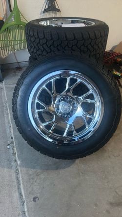 Four Brand New tires and rims