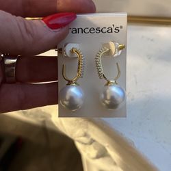 Gorgeous pearl & Diamond Earrings~* ⭐️⭐️⭐️⭐️⭐️