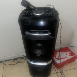 Karaoke Machine With The Mic